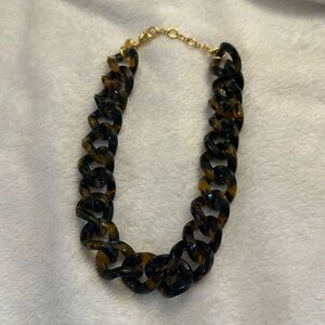 J Crew tortoise necklace